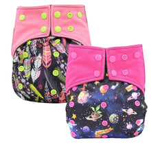 Load image into Gallery viewer, All-In-One  Cloth Diaper for Baby Bamboo Charcoal Eco-friendly Baby Cloth Diaper
