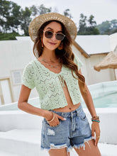 Load image into Gallery viewer, Hollow Short Sexy Navel-Baring Knitted Cardigan | NCS
