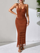 Load image into Gallery viewer, Hollowed-out Halter Maxi Dress | NCS
