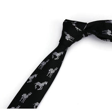 Load image into Gallery viewer, Horse-Bicycle Collection Skinny Ties - 2 Colors &amp; Styles
