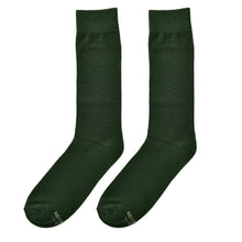 Load image into Gallery viewer, Solid Hunter Green Socks

