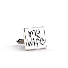 Load image into Gallery viewer, I ❤ My Wife Cufflinks
