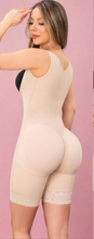 Load image into Gallery viewer, Colombian Powernet Full Body Shaper with Adjustable Straps &amp; Triple Hook-and-Eye Closure FW-001
