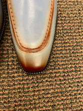 Load image into Gallery viewer, Antonio Cerrelli 7007 Blue/Tan Men’s Slip-on Dress Shoes
