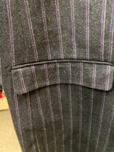 Load image into Gallery viewer, Canuti Peter C158 Purple/Grey Stripe Double Breasted Modern Fit Suit
