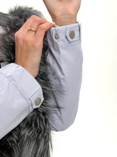 Load image into Gallery viewer, Genuine Silver Fox Fur Trim Rabbit Fur Insulated Parka
