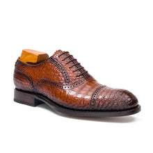 Load image into Gallery viewer, Goodyear welted alligator Oxford shoes
