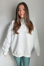 Load image into Gallery viewer, SC - Taylor Oversized Gray Reversible Sweatshirt
