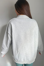 Load image into Gallery viewer, SC - Taylor Oversized Gray Reversible Sweatshirt
