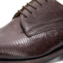 Load image into Gallery viewer, Goodyear Lizard Leather Derby Shoes
