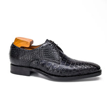 Load image into Gallery viewer, Black Nile Crocodile Dress Shoes
