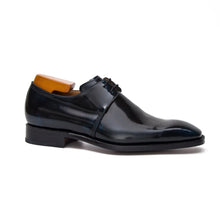 Load image into Gallery viewer, Goodyear welt derby patent leather shoes
