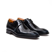 Load image into Gallery viewer, Goodyear welt derby patent leather shoes
