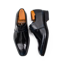 Load image into Gallery viewer, Goodyear welt derby patent leather shoes
