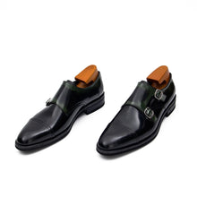 Load image into Gallery viewer, Goodyear Premium Double Monk Strap Shoes Green
