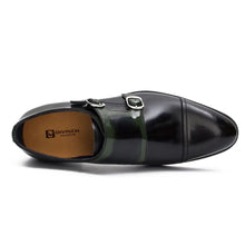 Load image into Gallery viewer, Goodyear Premium Double Monk Strap Shoes Green
