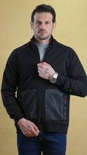 Load image into Gallery viewer, The Quarter-Panel Tech Sweater (Black)
