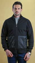 Load image into Gallery viewer, The Quarter-Panel Tech Sweater (Black)
