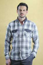 Load image into Gallery viewer, The Woodsman Shirt (Silver Plaid)
