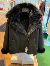 Load image into Gallery viewer, Estella Faux Fur Jacket in Black
