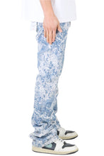 Load image into Gallery viewer, FLEX Men's premium jacquard flare stacked fit denim pants
