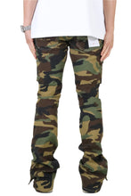 Load image into Gallery viewer, Veil Men's premium flare stacked twill cargo pant with multi functional pockets
