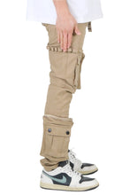 Load image into Gallery viewer, HEWIT Men's premium twill khaki  cargo pants.

