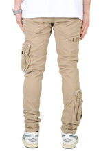 Load image into Gallery viewer, HEWIT Men's premium twill khaki  cargo pants.
