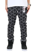 Load image into Gallery viewer, ACE Men's premium rip&amp;repair slim fit quilted denim pants
