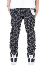 Load image into Gallery viewer, ACE Men's premium rip&amp;repair slim fit quilted denim pants

