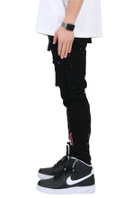 Load image into Gallery viewer, Napa Men's premium skinny twill cargo pants.
