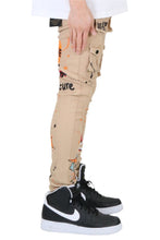 Load image into Gallery viewer, Bano Men's premium skinny twill cargo pants.
