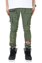 Load image into Gallery viewer, Jake Men's premium skinny twill cargo pants.
