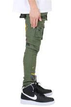Load image into Gallery viewer, Jake Men's premium skinny twill cargo pants.
