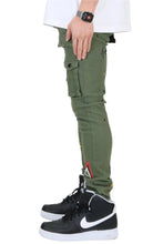 Load image into Gallery viewer, Jake Men's premium skinny twill cargo pants.
