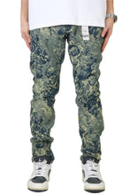 Load image into Gallery viewer, ROBIN Men's premium jacquard slim straight fit denim pants
