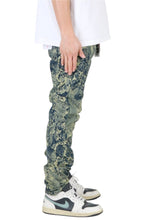 Load image into Gallery viewer, ROBIN Men's premium jacquard slim straight fit denim pants
