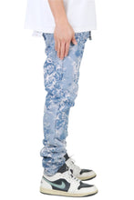 Load image into Gallery viewer, FLEX Men's premium jacquard slim straight fit denim pants
