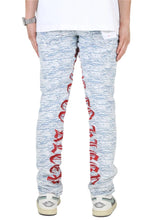 Load image into Gallery viewer, Ryan Men's premium jacquard pattern slim fit denim pant.
