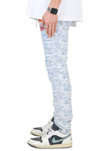 Load image into Gallery viewer, Ryan Men's premium jacquard pattern slim fit denim pant.
