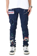 Load image into Gallery viewer, Rey Men's premium skinny twill cargo pants.
