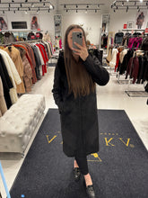 Load image into Gallery viewer, ⇆ Reversible Faux Fur &amp; Suede Hooded Coat
