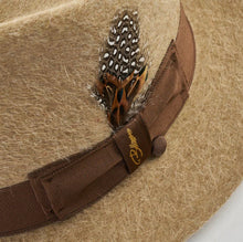 Load image into Gallery viewer, Casablanca - Long Hair Fur Felt Fedora - Camel

