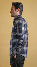 Load image into Gallery viewer, The Woodsman Shirt(Navy Plaid)
