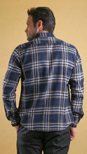 Load image into Gallery viewer, The Woodsman Shirt(Navy Plaid)
