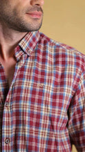 Load image into Gallery viewer, The Woodsman Shirt(Crimson Plaid)
