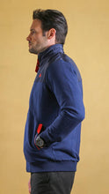 Load image into Gallery viewer, The Quarter-Panel Tech Sweater (Navy)
