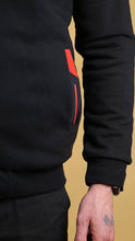 Load image into Gallery viewer, The Quarter-Panel Tech Sweater (black)
