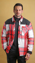 Load image into Gallery viewer, The Wanderer Shacket (Crimson Plaid)
