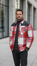 Load image into Gallery viewer, The Wanderer Shacket (Crimson Plaid)
